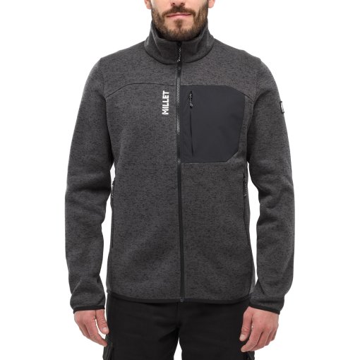 Foto de Millet Chaqueta Polar Hombre - Chamonix Knit - Negro