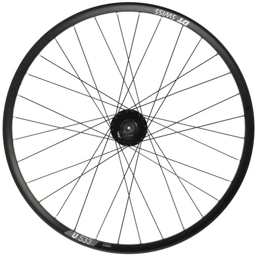 Foto de Shimano | DT Swiss Rueda Delantera - DH-3D37 | U 533 - 26&quot; | Clincher | Centerlock - 9x100mm QR