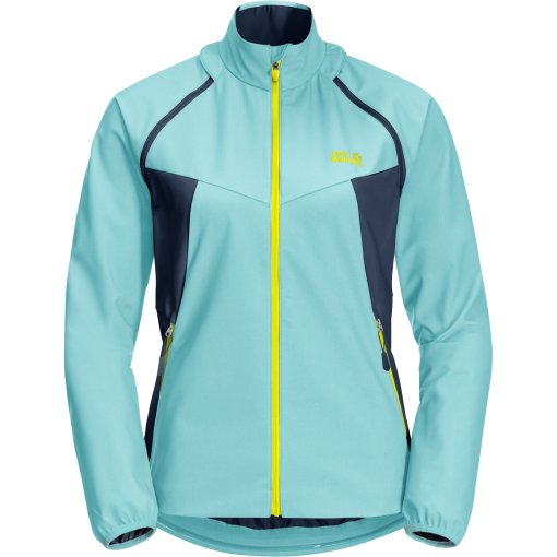Productfoto van Jack Wolfskin Tandem Softshell-Jas Dames - dark indigo
