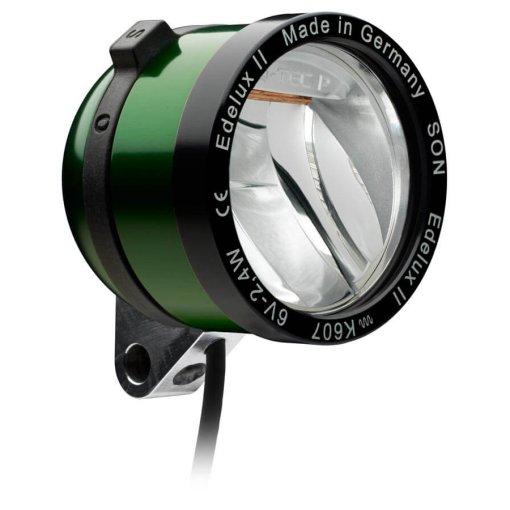 Foto de SON Luz Delantera - Edelux II - anodizado verde