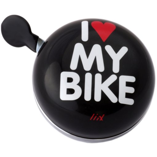 Productfoto van Liix Ding Dong Bell fietsbel - I Love My Bike black