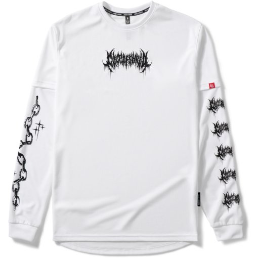 Foto de Loose Riders Maillot de Manga Larga Hombre - Tribe - Amped White