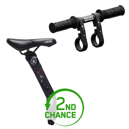 Produktbild von Kids Ride Shotgun 2.0 MTB Kindersitz + Lenkeraufsatz Combo - schwarz - B-Ware