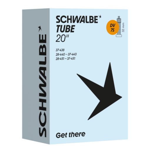 Picture of Schwalbe Inner Tube - No. 7S | 20&quot; - 28/37-438/451 | DV 32mm