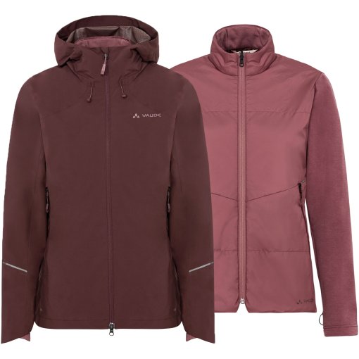 Photo produit de Vaude Yaras Veste 3 en 1 II pour femmes - dark oak