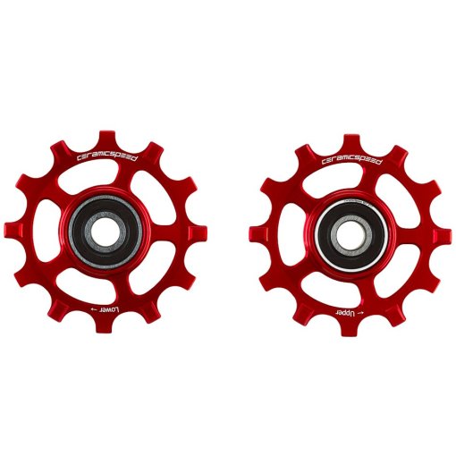 Immagine prodotto da CeramicSpeed Pulegge Cambio - 12 Velocità | Narrow/Wide | per SRAM RED/Force AXS - rosso