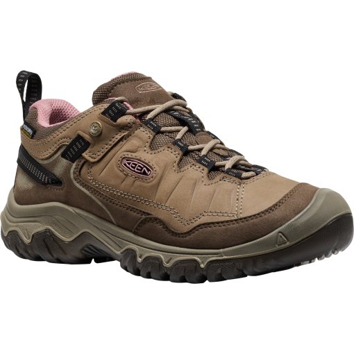 Photo produit de KEEN Chaussures de Randonnée Femme - Targhee IV Waterproof - Brindle / Nostalgia Rose