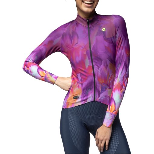Foto de Alé Maillot Ciclismo Manga Larga Mujer - PR-E Jardin - violetta