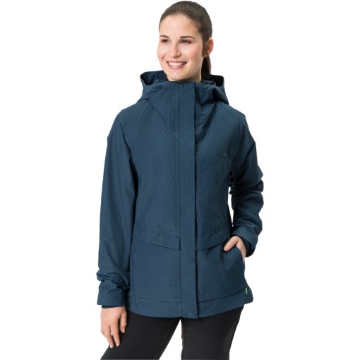 Produktbild von Vaude Comyou Pro Regenjacke Damen - dark sea