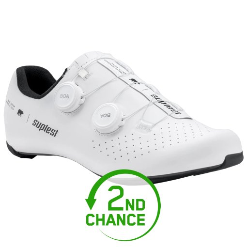 Produktbild von Suplest Road Performance Rennradschuhe - weiß 01.092. - B-Ware