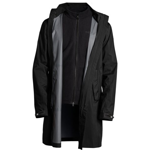 Bild von Dirtlej Weathershield 3in1 Regenmantel Unisex - black