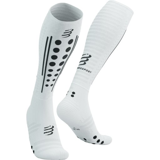 Picture of Compressport Full Aero Compression Socks - white/black
