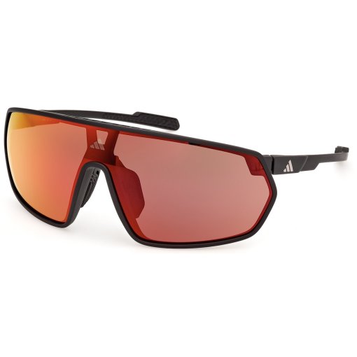 Photo produit de adidas SP0089 Sport Lunettes de soleil - Matte Black / Red Mirror