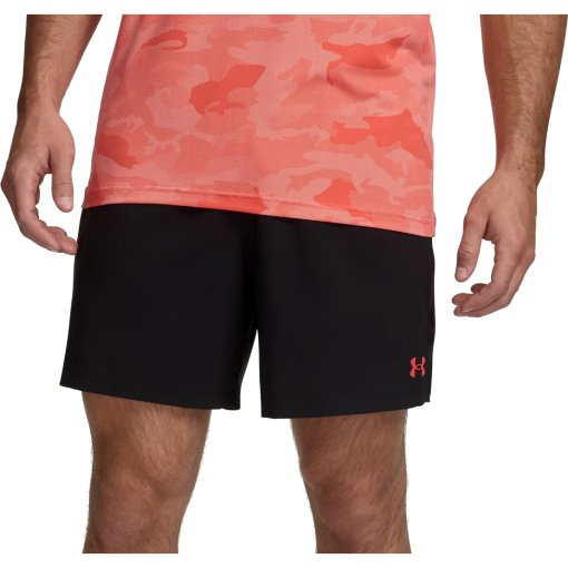 Productfoto van Under Armour UA Vanish Woven DC Short Heren - Ultimate Black/Venom Red/Venom Red