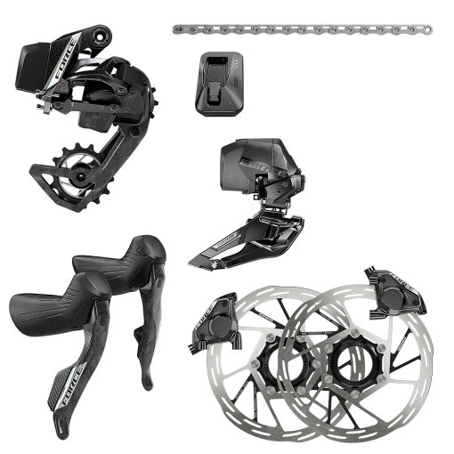 Photo produit de SRAM Groupe de Dérailleur FORCE AXS | 2x12-vitesses | E2