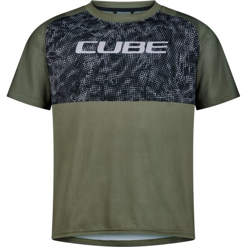 Picture of CUBE ROOKIE MTB Trikot TM Junior - reed green