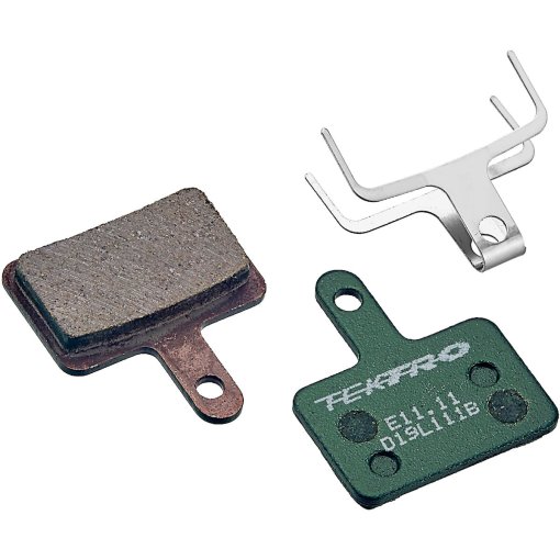 Photo produit de Tektro Patins de Frein à Disque - pour Etrier à 2 Pistons - E11.11 - Resin - vert