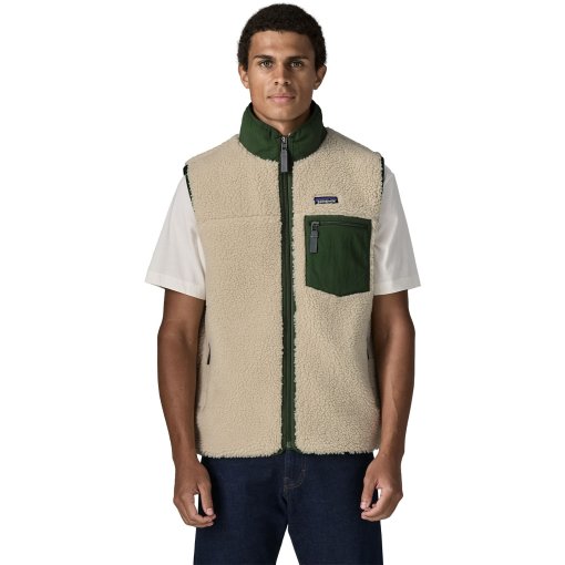 Billede af Patagonia Classic Retro-X Vest til herrer - Dark Natural w/Treeline Green
