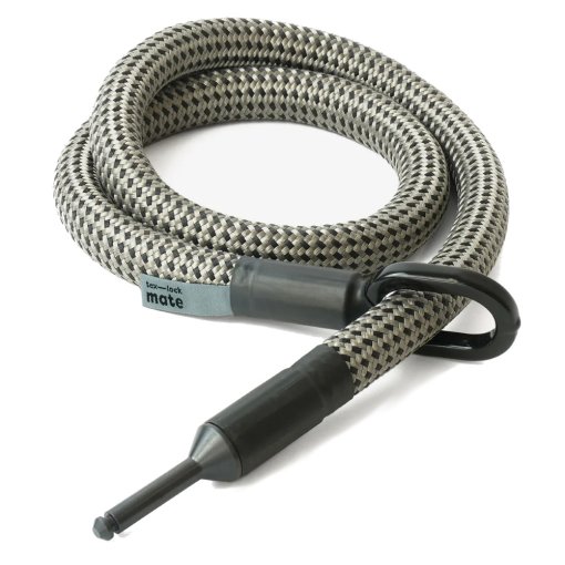 Foto de tex–lock Cable de inserción para Cerradura de Bastidor - mate Lock incl. Pocket - 120 cm - electric grey