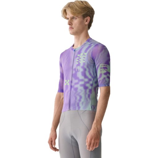Foto de MAAP Maillot de Manga Corta Hombre - Privateer R.K Pro Air 3.0 Rosa Kloser - pale purple