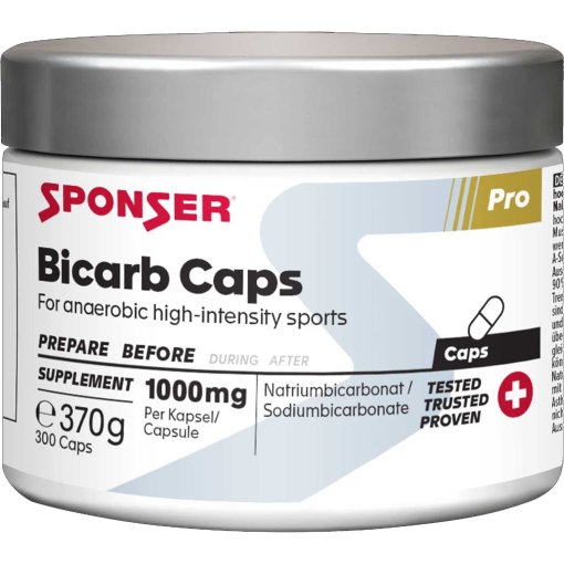 Productfoto van SPONSER Bicarb Caps - Voedingssupplement - 300 stuks.