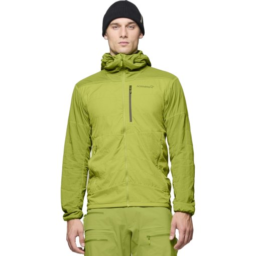 Foto de Norrona lyngen thermo100 active Zip Hood Chaqueta para hombres - Dark Citron
