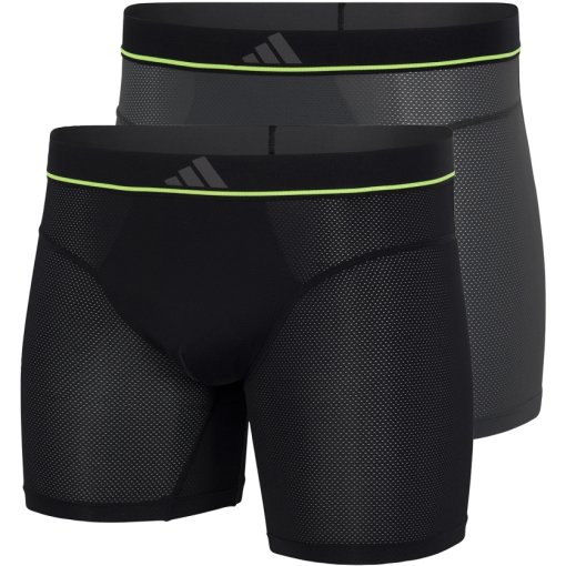 Photo produit de adidas Sports Underwear Active Mirco Vent Boxers pour hommes - Lot de 2 - 901 assorted