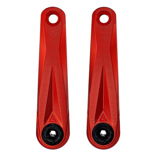 Photo produit de Alugear Kit de Bras de Manivelle - STELLAR AL - MTB | DUB | Direct Mount (SRAM 8-Bolt) - rouge