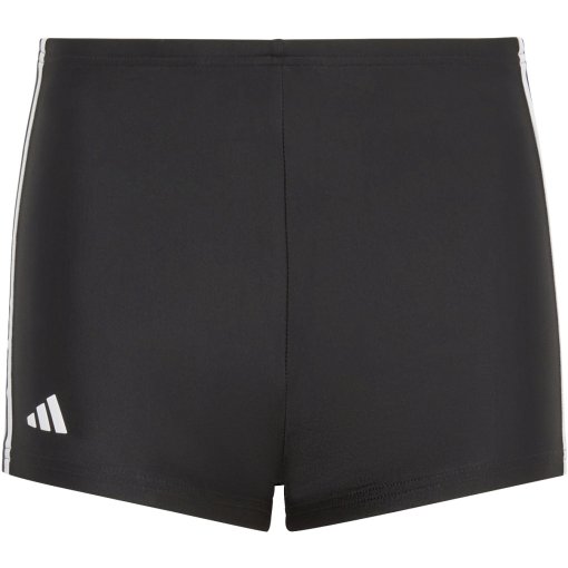 Produktbild von adidas Classic 3-Streifen Boxer-Badehose Kinder - schwarz/weiß HR7476