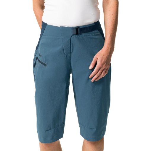 Foto de Vaude Pantalones Cortos Ciclismo Mujer - Moab PRO - blue grey