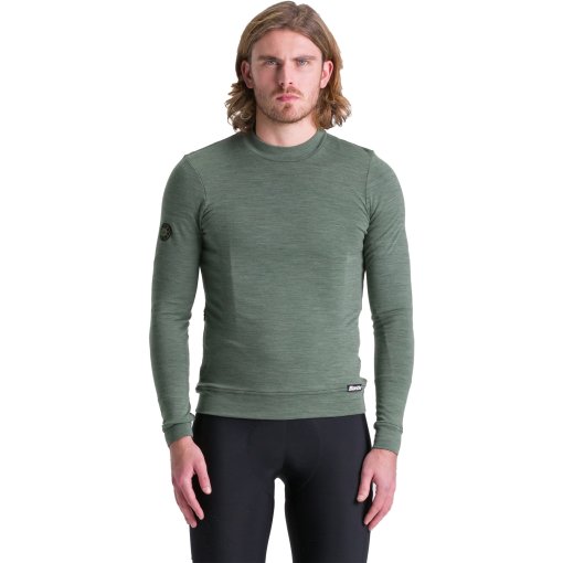 Immagine prodotto da Santini Maglia a Maniche Lunghe Uomo - Impetus Wool 4M2165DLLIMPET - military green VM