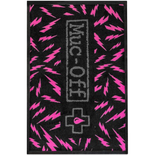 Zdjęcie: Muc-Off Ridiculously Absorbent Floor Mat Mata Podłogowa - czarny/różowy