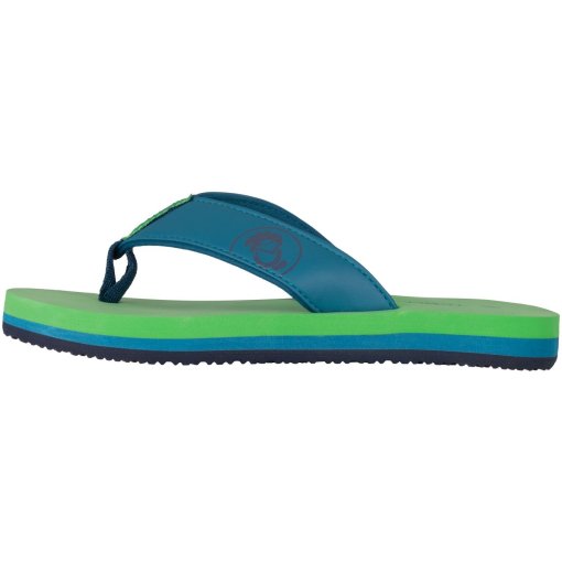 Productfoto van Trollkids Haukland Strand sandalen voor kinderen - Fresh Green/Dark Marine/Mystic Blue