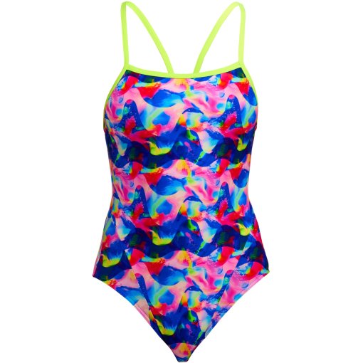 Produktbild von Funkita Single Strap Eco Badeanzug Damen - Wet Wave