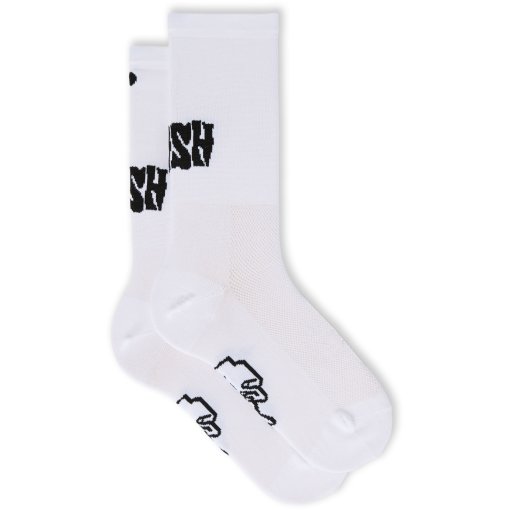 Foto de FINGERSCROSSED Calcetines Ciclismo - Classic Trip - Push + Rush - Blanco