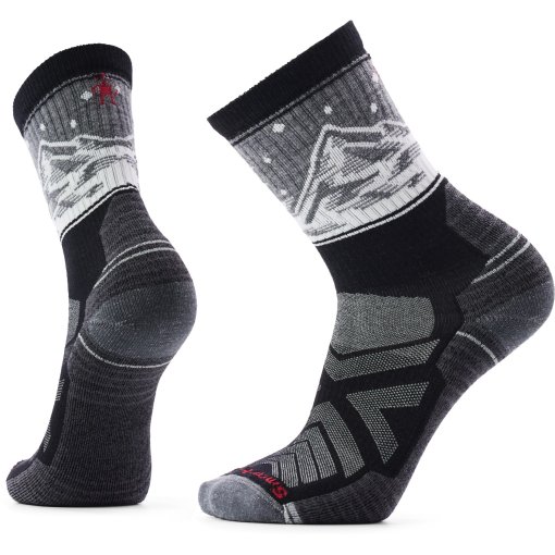 Foto de SmartWool Light Cushion Valley View Crew Calcetines de senderismo - 001 black