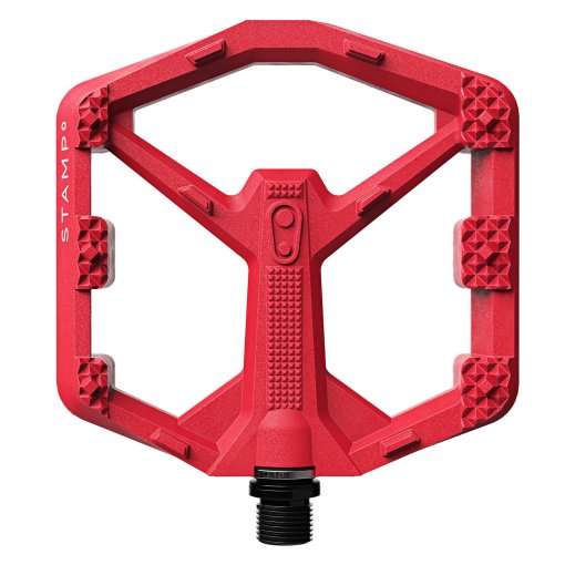 Photo produit de Crankbrothers Pédales Plates - STAMP 0 Large - rouge vif