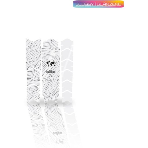 Foto de Unleazhed Tubo Superior Vinilo Bicicleta - Frame Unscratch BP01-S - Topolines Black Glossy