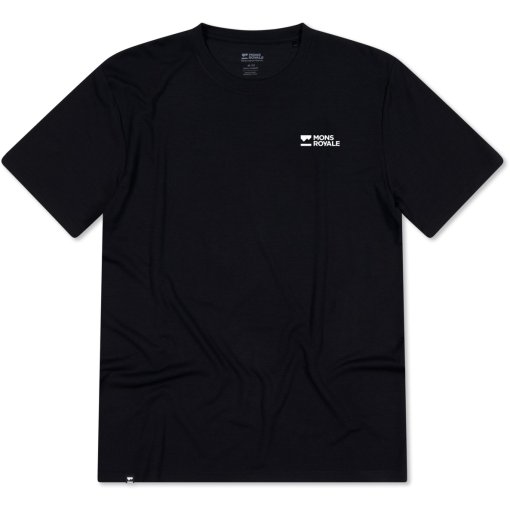 Foto de Mons Royale Icon Merino Camiseta para hombres - black 1171