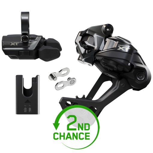 Photo produit de Shimano Kit de Mise à Niveau - Deore XT M8250 - Di2 | 1x12 Vitesses - avec RD-M8250-SGS / SW-M8250-R - Second Choix