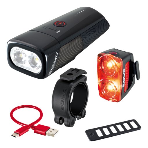 Immagine prodotto da SIGMA Luce Bici Anteriore - Buster 1100 + Luce Posteriore RL 150