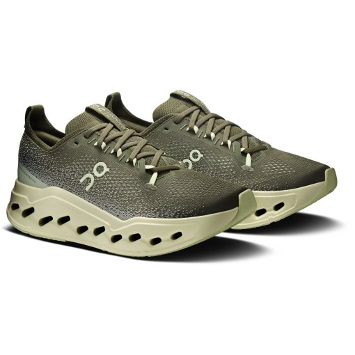 Produktbild von On Cloudsurfer Max Laufschuhe Herren - Olive | Seedling