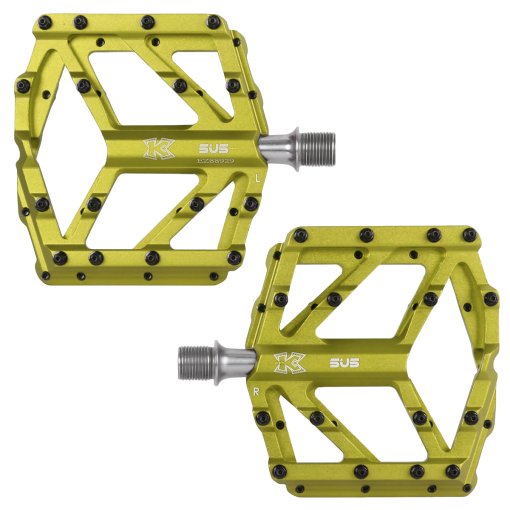 Picture of KCNC SYNC Platform Pedals - yellow-green