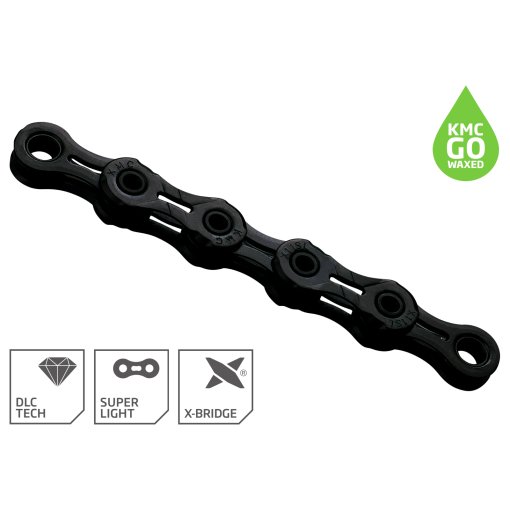 Immagine prodotto da KMC Catena - DLC - WAXED | 11 Velocità - nero