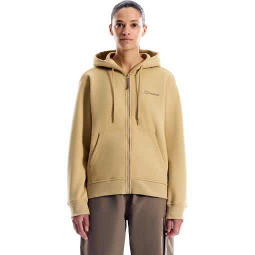 Slika izdelka Berghaus Essential Logo Ženska jopa s kapuco s zadrgo po vsej dolžini - Tuscan