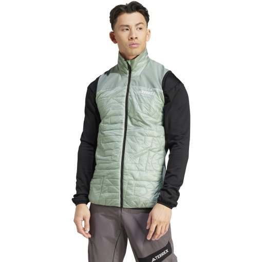 Foto de adidas Chaleco Hombre - TERREX Xperior Varilite Hybrid Primaloft - silver green IP1478