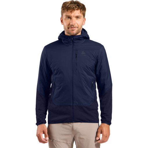 Foto de Odlo Chaqueta Térmica Hombre - Ascent Wool Hybrid - eclipse