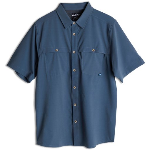 Immagine prodotto da KAVU Maglia a Maniche Corte Uomo - Cascade - Orion Blue