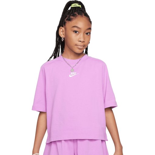 Foto de Nike Camiseta Niños - Sportswear - rush fuchsia/white FN8589-532