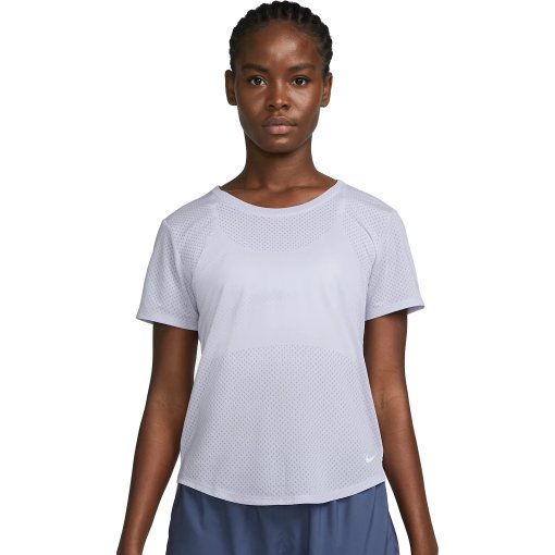 Photo produit de Nike T-Shirt Femme - Dri-FIT One Breathe - oxygen purple/white DX0131-536